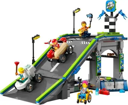 Lego City 60460 No Limits: Race Car Ramp Track, 2 image