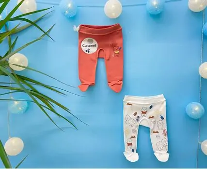 Caramell newborn baby pants ახალშობილის შარვალი 8122 red