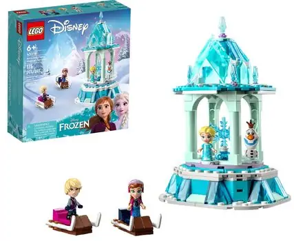 LEGO Disney 43218 Anna and Elsa's Magical Carousel
