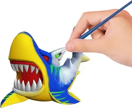 Koopman Plaster Pint Dino Shark - სათამაშო გასაფერადებელი ზვიგენი, 6 image