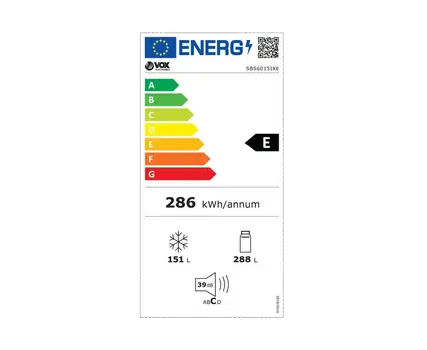 მაცივარი VOX SBS 6015 IXE, 3 image