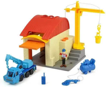 Bob the Builder Garage Playset Muck and Leo  203133010