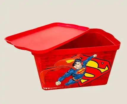 Tuffex Superman Storage Box 24 Lt - სათამაშოების შესანახი ყუთი, 2 image