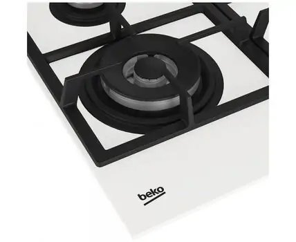 ჩასამონტაჟებელი გაზის ზედა პანელი BEKO HILW 64225 SW, 2 image