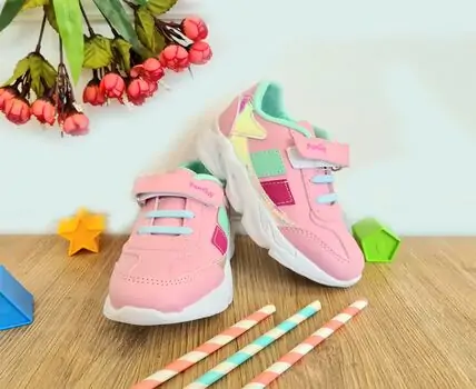 Funny Baby საბავშვო ფეხსაცმელი 8072 Pink/Green