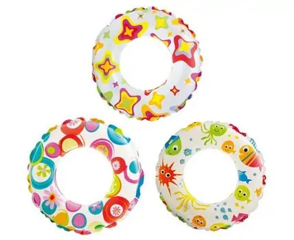 Intex 59230 Colorful Swimming Tube  გასაბერი რგოლი