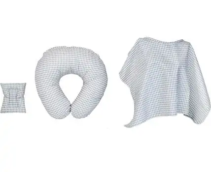 Breastfeeding 3 Piece Set Grey ახალშობილის თეთრეული