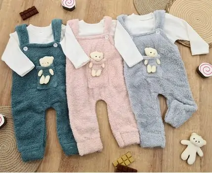 Murat Baby Fluffy Bear Overalls - საბავშვო კომბინიზონი, 2 image