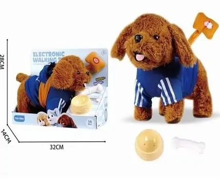 Happy Walking Puppy With Clothes - სათამაშო ძაღლი