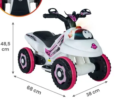 UJ Toys Karinca White - საბავშვო კვადროციკლი