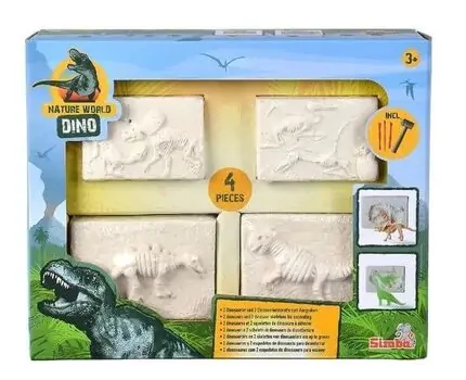 Nature World Dino Big Excavation Set აღმოაჩინე დინოზავრების ჩონჩხი, 2 image