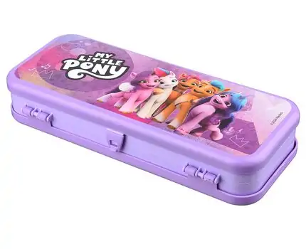 Tuffex My Little Pony Box Pencil Holder With 7 Compartments - საბავშვო ფანქრების ყუთი