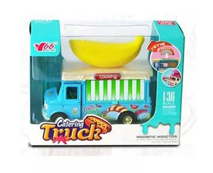 Banana Pull Back Truck - სათამაშო მექანიკური მანქანა, 2 image