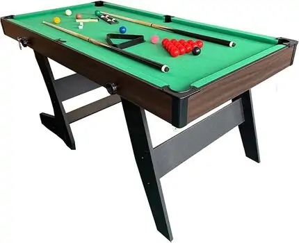 folding pool table-დასაკეცი ბილიარდის მაგიდა, 3 image