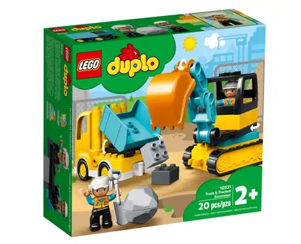 LEGO DUPLO 10931 Truck & Tracked Excavator