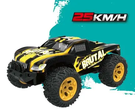 Off Road Monster Truck Yellow  - დისტანციურად მართვადი მანქანა