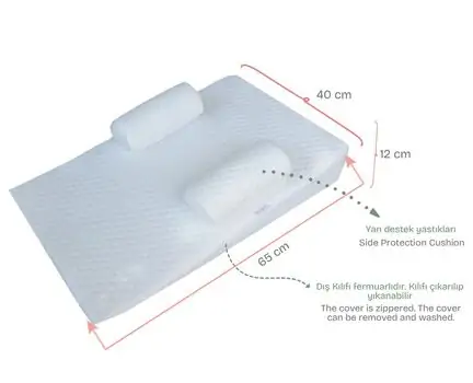 Yuar Baby Reflux Bed White საბავშვო საწოლი