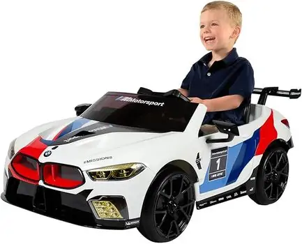 BMW Sport Car White  ელექტრო მანქანა, 5 image