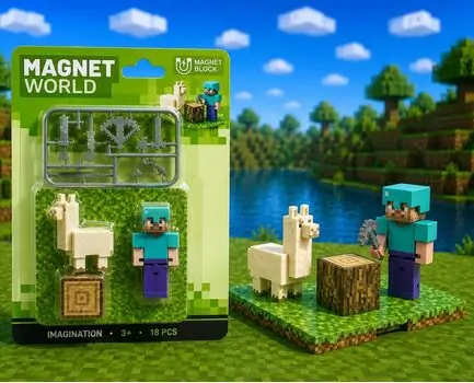 Small Magnetic Blocks - მაგნიტური კუბიკები