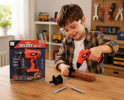 Deluxe Tool Set - სათამაშო ბურღი