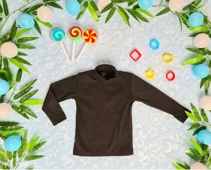 Kids Sweatshirt 115 გრძელ მკლავიანი მაისური Black