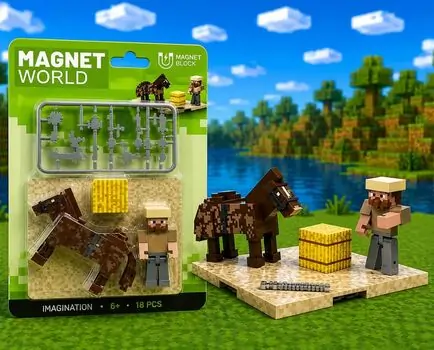 Small Magnetic Blocks - მაგნიტური კუბიკები