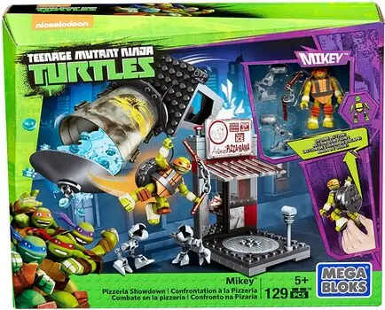 Mega Bloks Teenage Mutant Ninja Turtles Mikey Pizzeria Showdown სათამაშო კონსტრუქტორი DMX51, 7 image
