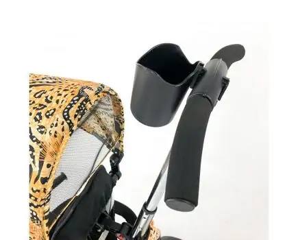 Makani Tricycle Giovi Yellow საბავშვო ველო-ეტლი, 7 image
