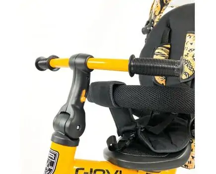 Makani Tricycle Giovi Yellow საბავშვო ველო-ეტლი, 11 image