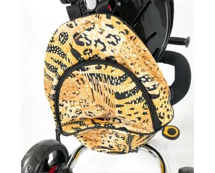 Makani Tricycle Giovi Yellow საბავშვო ველო-ეტლი, 6 image