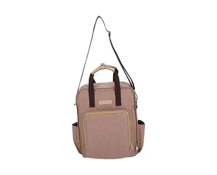 KikkaBoo-ს დედის ჩანთა Mama bag Ivy Beige, 3 image