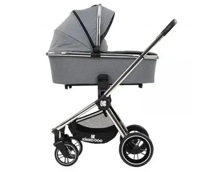 KikkaBoo Vicenza Premium Grey 4in1 საბავშვო ეტლის კომპლექტი, 7 image
