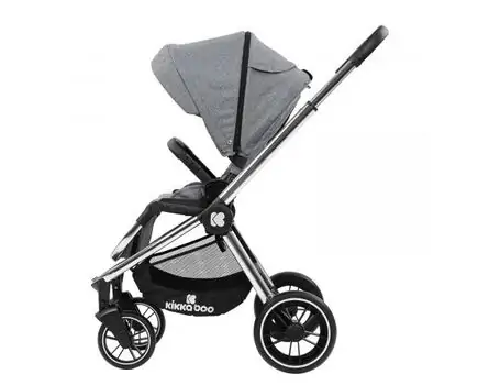 KikkaBoo Vicenza Premium Grey 4in1 საბავშვო ეტლის კომპლექტი, 3 image