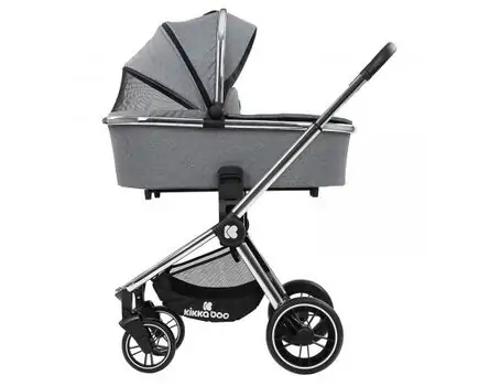 KikkaBoo Vicenza Premium Grey 4in1 საბავშვო ეტლის კომპლექტი, 8 image