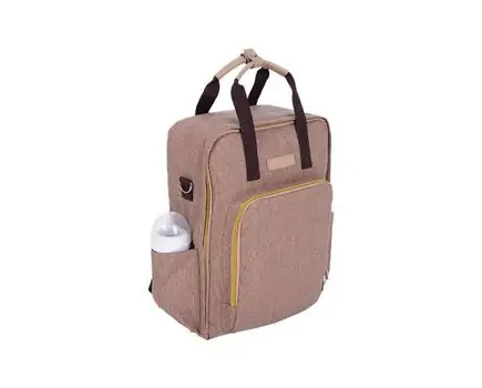 KikkaBoo-ს დედის ჩანთა Mama bag Ivy Beige, 2 image
