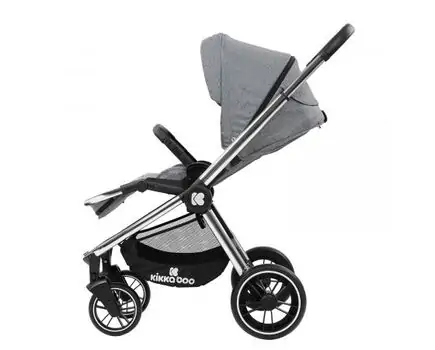 KikkaBoo Vicenza Premium Grey 4in1 საბავშვო ეტლის კომპლექტი, 5 image