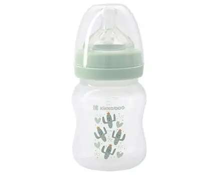 KikkaBoo-ს ახალშობილის ბოთლი Anti-colic feeding bottle 160ml Cactus Mint