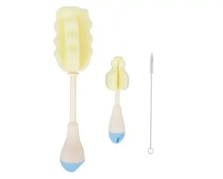 KikkaBoo-ს ბოთლის საწმენდი ჯაგრისი Bottle cleaning brush 3pcs Blue