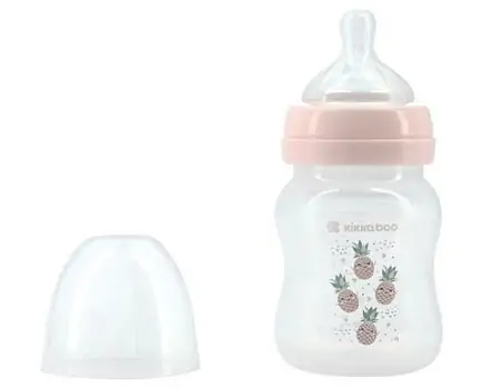 KikkaBoo-ს ახალშობილის ბოთლი Anti-colic feeding bottle 160ml Pineapple Pink, 2 image
