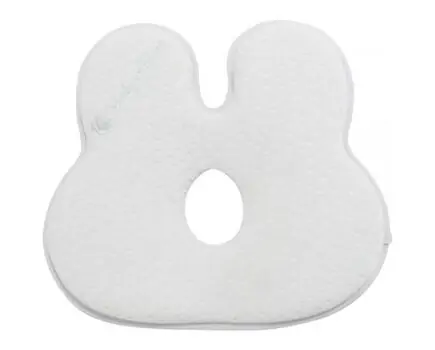 KikkaBoo-ს ერგონომიული ბალიში ახალშობილისთვის Memory foam ergonomic pillow Bunny Grey Velvet