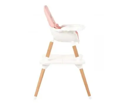 KikkaBoo Multi 3in1 Pink საკვები სკამ-მაგიდა, 5 image