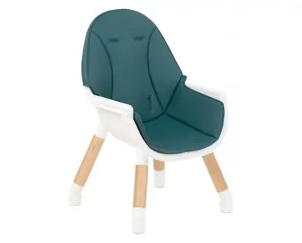 KikkaBoo Multi 3in1 Petrol Green საკვები სკამ-მაგიდა, 5 image