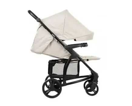 KikkaBoo Madrid 4in1 Beige Melange საბავშვო ეტლის კომპლექტი, 7 image