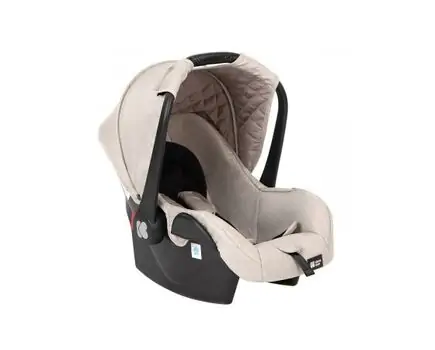 KikkaBoo Madrid 4in1 Beige Melange საბავშვო ეტლის კომპლექტი, 11 image