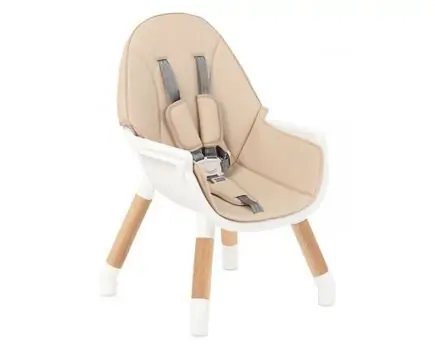 KikkaBoo Multi 3in1 Beige საკვები სკამ-მაგიდა, 3 image