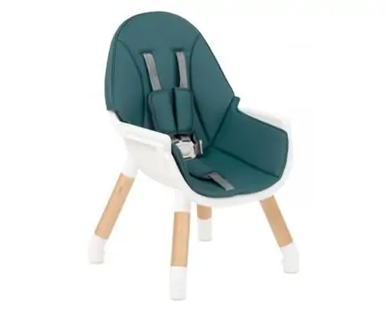 KikkaBoo Multi 3in1 Petrol Green საკვები სკამ-მაგიდა, 2 image