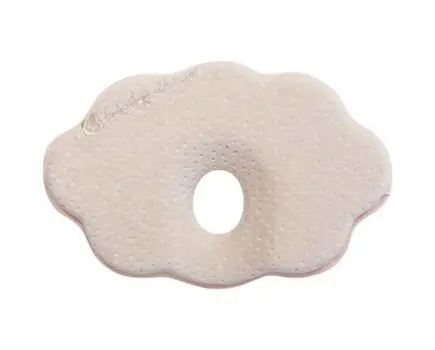 KikkaBoo-ს ერგონომიული ბალიში ახალშობილისთვის Memory foam ergonomic pillow Cloud Beige Velvet