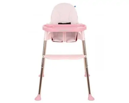 KikkaBoo Sky-High Pink საკვები სკამ-მაგიდა, 2 image
