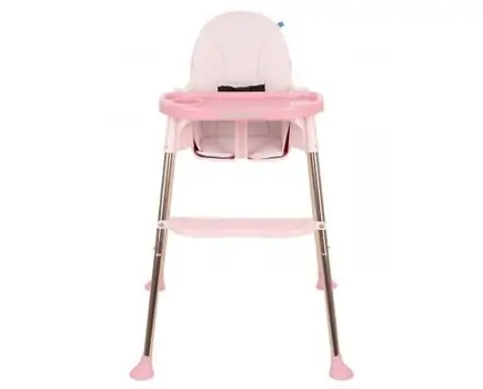 KikkaBoo Sky-High Pink საკვები სკამ-მაგიდა, 3 image