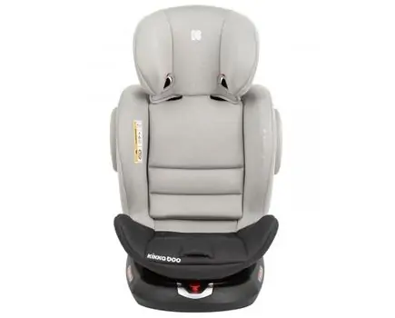 KikkaBoo-ს მანქანის სავარძელი (ქარსითი) Felix Light Grey 2020, 4 image
